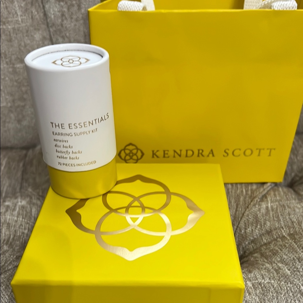 Kendra Scott Yellow and White Earring Supply Kit